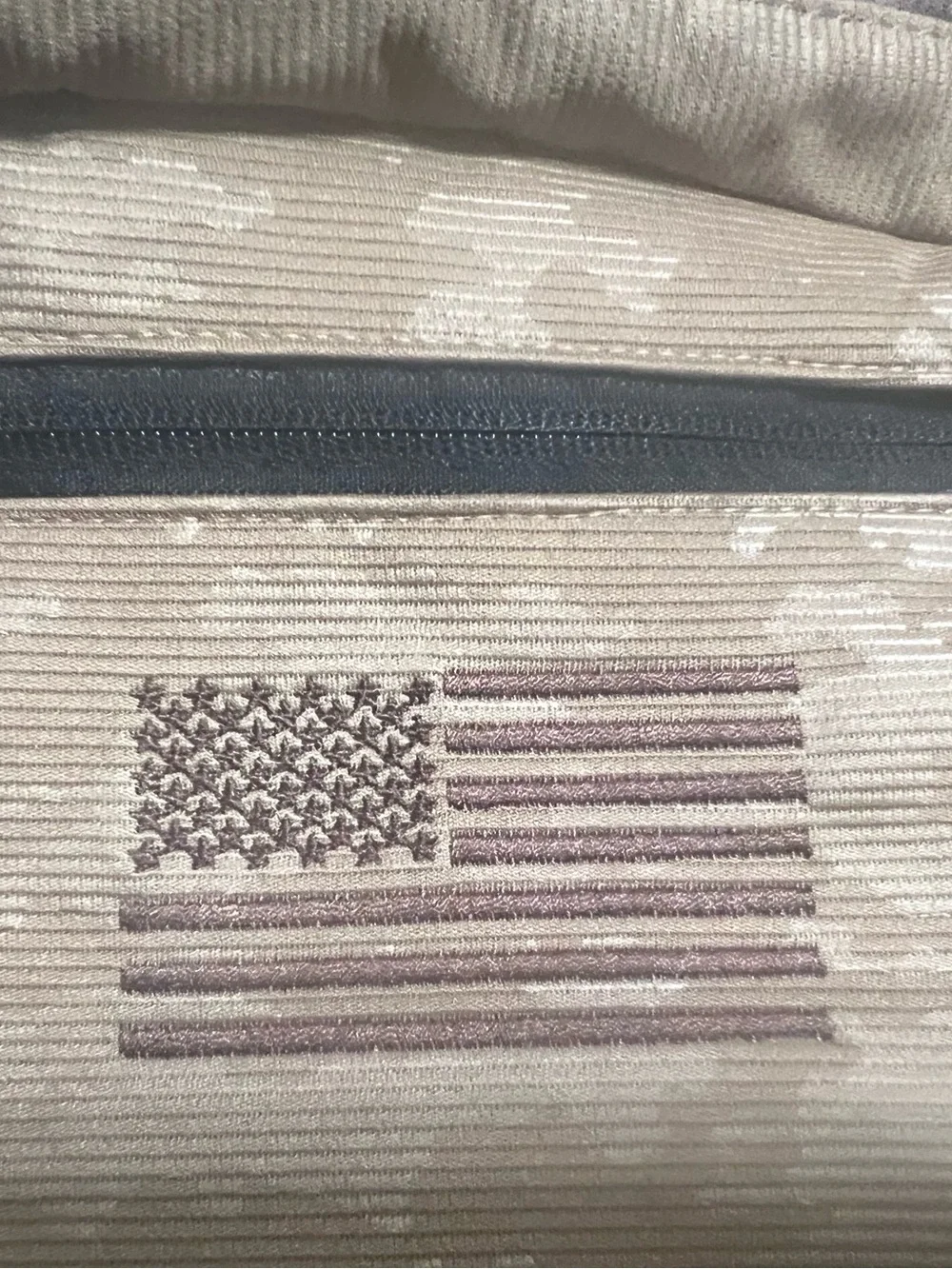 Tactical Tan & Black Men's Backpack with American Flag Accent NWT Unisex